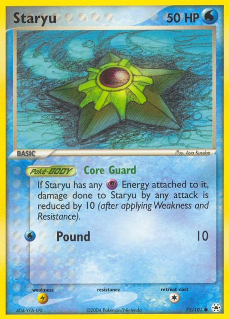 Staryu (Reverse Holofoil) (75) — Hidden Legends