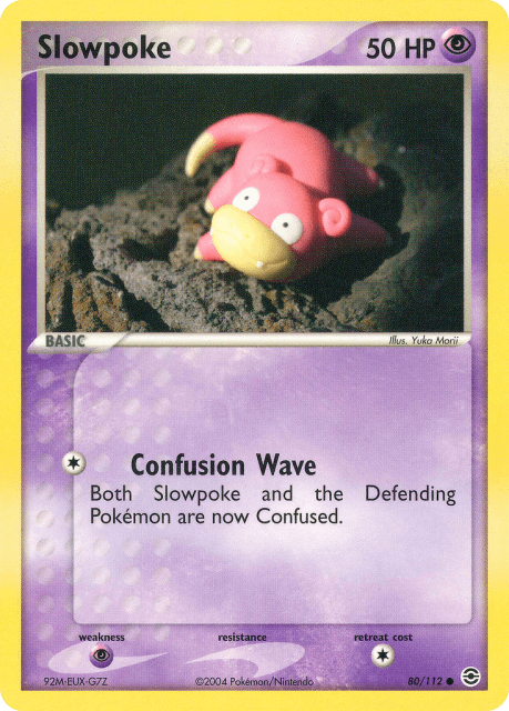 Slowpoke (Reverse Holofoil) (80) — FireRed & LeafGreen
