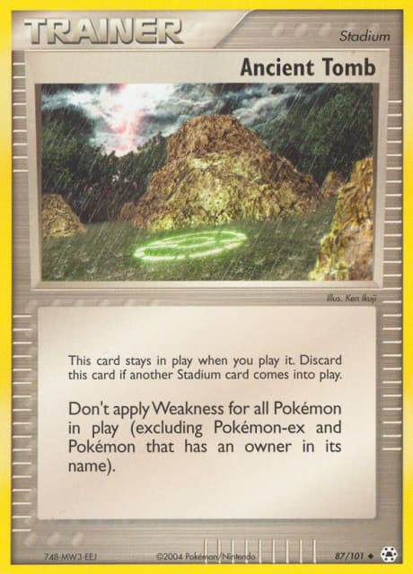 Ancient Tomb (Reverse Holofoil) (87) — Hidden Legends