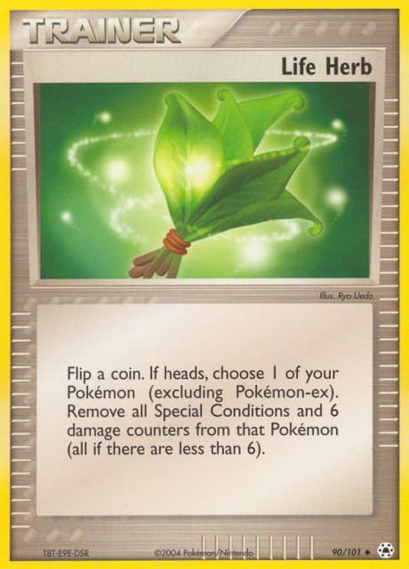 Life Herb (Reverse Holofoil) (90) — Hidden Legends