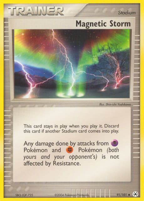 Magnetic Storm (Reverse Holofoil) (91) — Hidden Legends