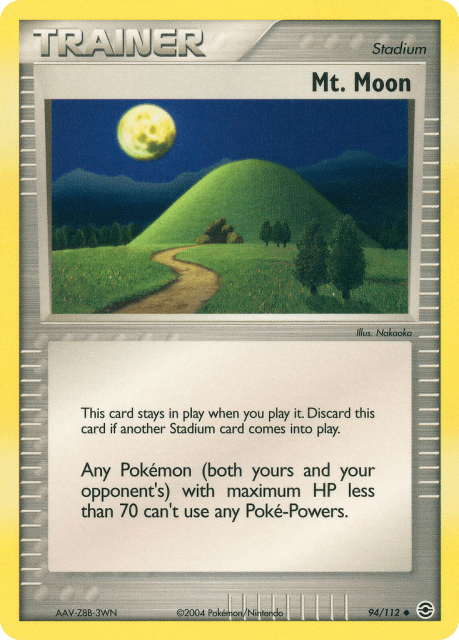 Mt. Moon (Reverse Holofoil) (94) — FireRed & LeafGreen
