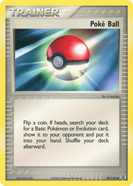 Poké Ball (Reverse Holofoil) (95) — FireRed & LeafGreen
