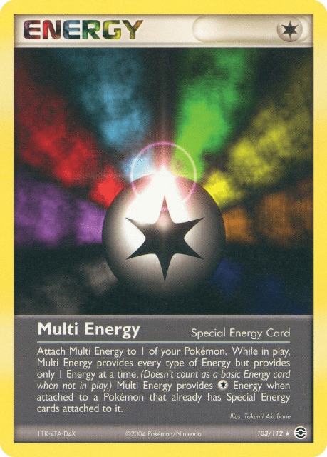 Multi Energy (Reverse Holofoil) (103) — FireRed & LeafGreen