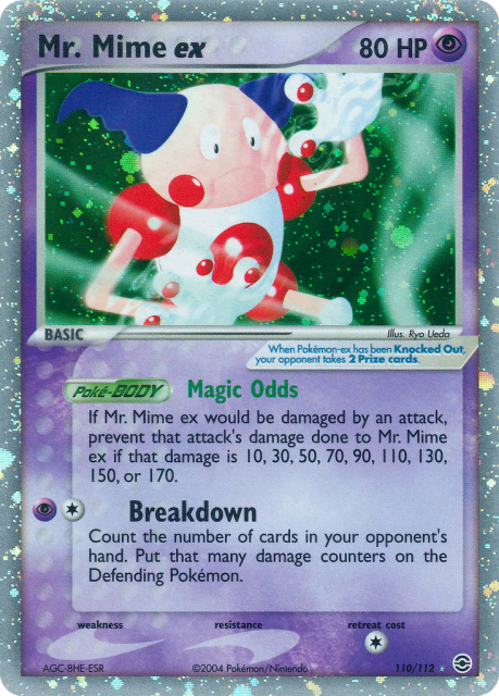 Mr. Mime ex (Holofoil) (110) — FireRed & LeafGreen
