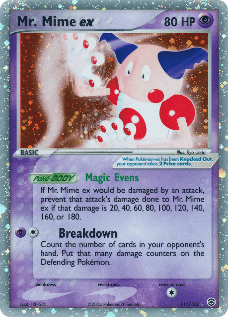 Mr. Mime ex (Holofoil) (111) — FireRed & LeafGreen