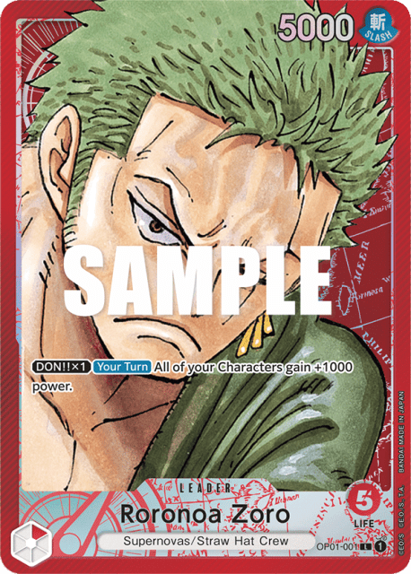 Roronoa Zoro (Alt Art) (1) — Romance Dawn