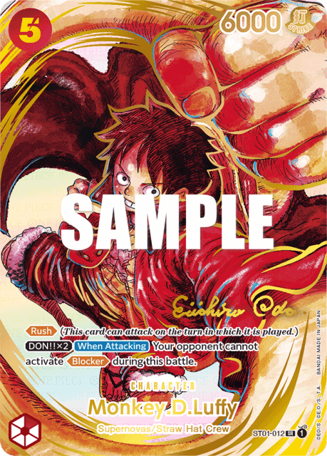 Monkey.D.Luffy (Gold Stamp Signature) (12) — Straw Hat Crew