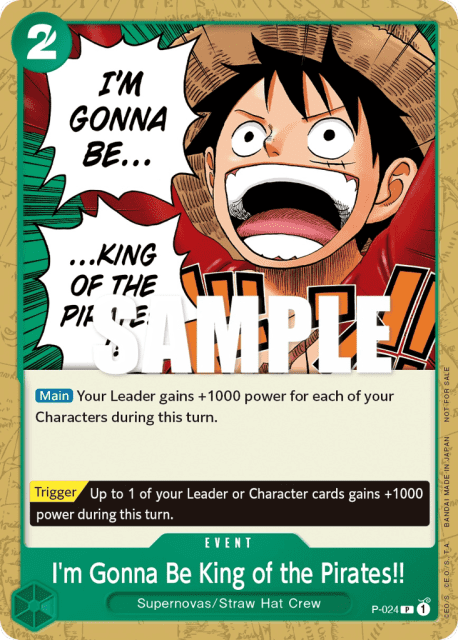 I'm Gonna Be King of the Pirates!! (24) — Promos