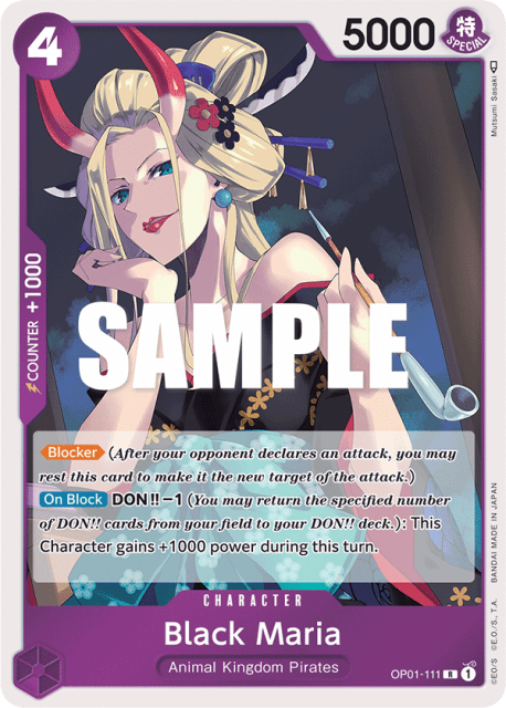 Black Maria (Foil) (111) — Romance Dawn