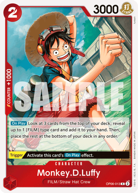Monkey.D.Luffy (Foil) (13) — Wings of the Captain