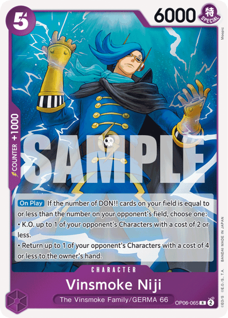 Vinsmoke Niji (Foil) (65) — Wings of the Captain