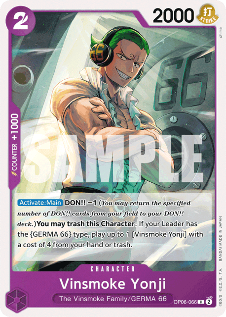 Vinsmoke Yonji (66) — Wings of the Captain