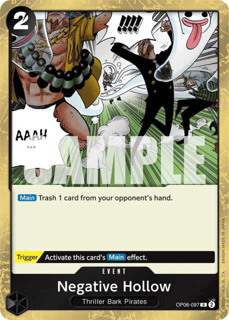 Negative Hollow (Foil) (97) — Wings of the Captain