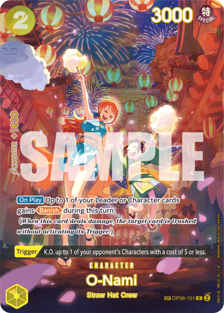 O-Nami (Special Alt Art) (101) — Wings of the Captain