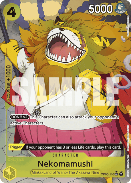 Nekomamushi (Full Art) (110) — Wings of the Captain