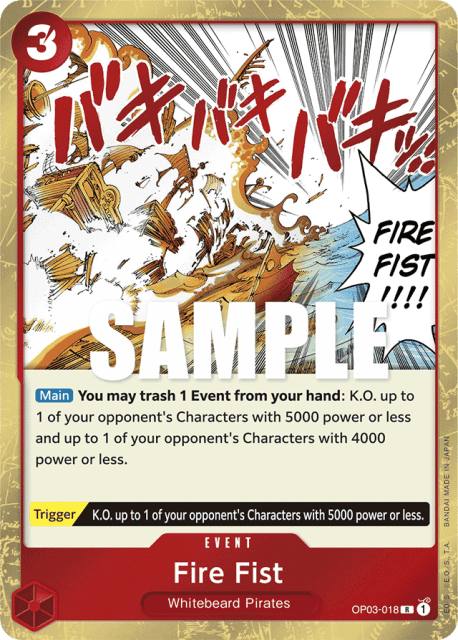 Fire Fist (Foil) (18) — Pillars of Strength