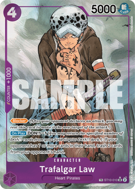 Trafalgar Law (Treasure Rare) (10) — Ultra Deck: The Three Captains
