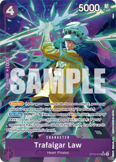 Trafalgar Law (Premium Alt Art) (10) — Ultra Deck: The Three Captains