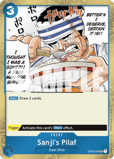 Sanji's Pilaf (Textured Foil) (56) — Pillars of Strength