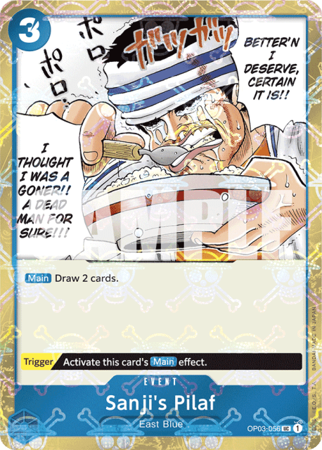 Sanji's Pilaf (Jolly Roger Foil) (56) — Pillars of Strength