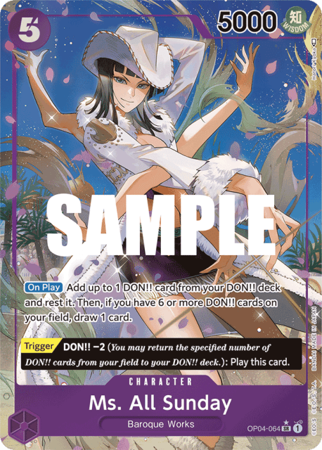 Ms. All Sunday (Alt Art) (64) — Kingdoms of Intrigue