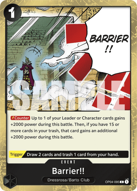 Barrier!! (Textured Foil) (95) — Kingdoms of Intrigue