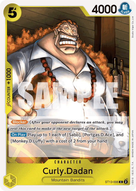 Curly.Dadan (Foil) (6) — Ultra Deck: The Three Brothers