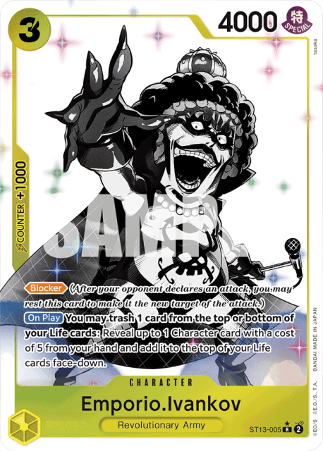 Emporio.Ivankov (Alt Art) (5) — Ultra Deck: The Three Brothers
