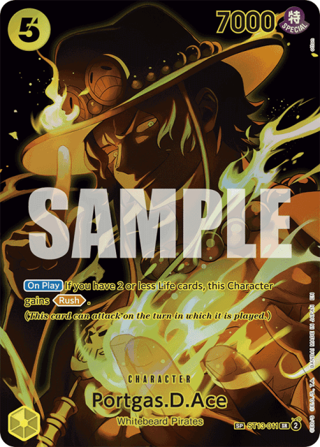 Portgas.D.Ace (Special Alt Art) (11) — Ultra Deck: The Three Brothers