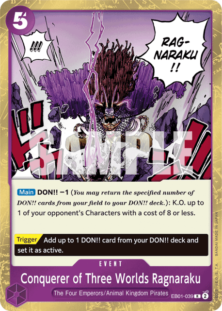 Conquerer of Three Worlds Ragnaraku (Foil) (39) — Memorial Collection