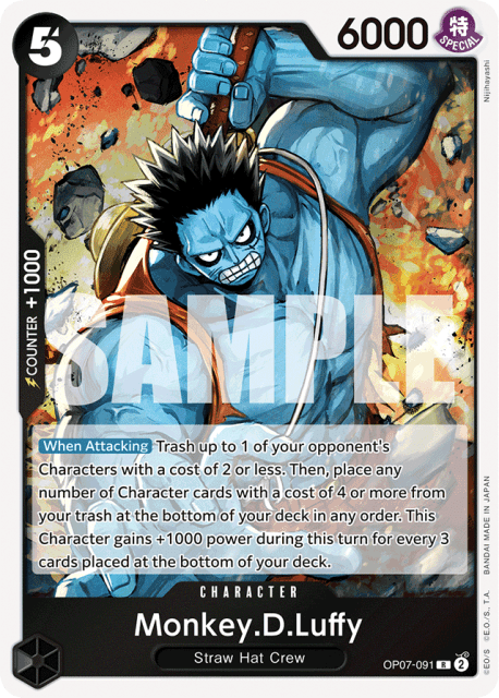 Monkey.D.Luffy (Foil) (91) — 500 Years In The Future