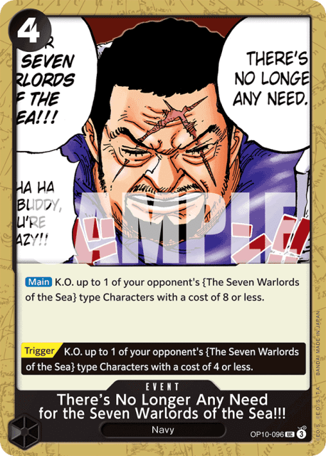 There’s No Longer Any Need for the Seven Warlords of the Sea!!! (96) — Royal Blood