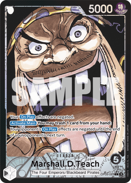 Marshall.D.Teach (Alt Art) (81) — Emperors In The New World
