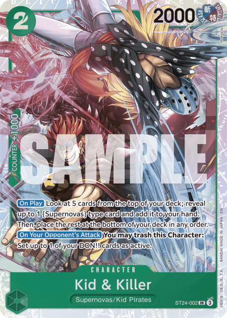 Kid & Killer (Foil) (2) — GREEN Jewelry Bonney