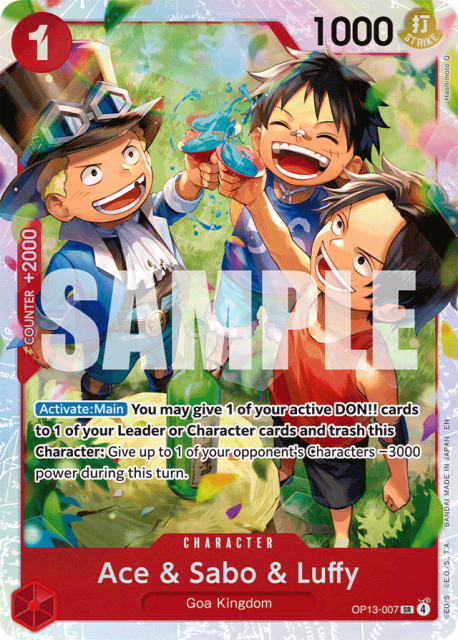 Ace & Sabo & Luffy (Foil) (7) — Carrying On His Will