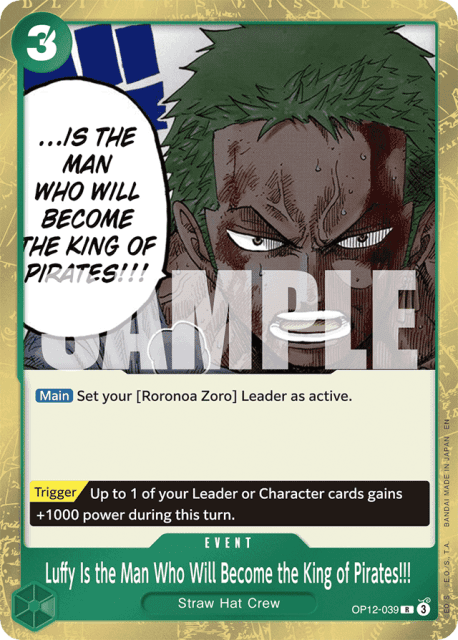 Luffy Is the Man Who Will Become the King of Pirates!!! (Foil) (39) — Legacy of the Master