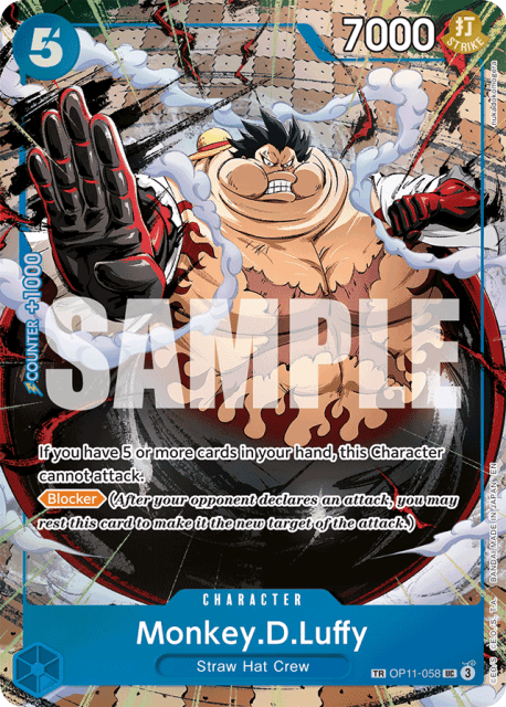 Monkey.D.Luffy (Treasure Rare) (58) — A Fist Of Divine Speed
