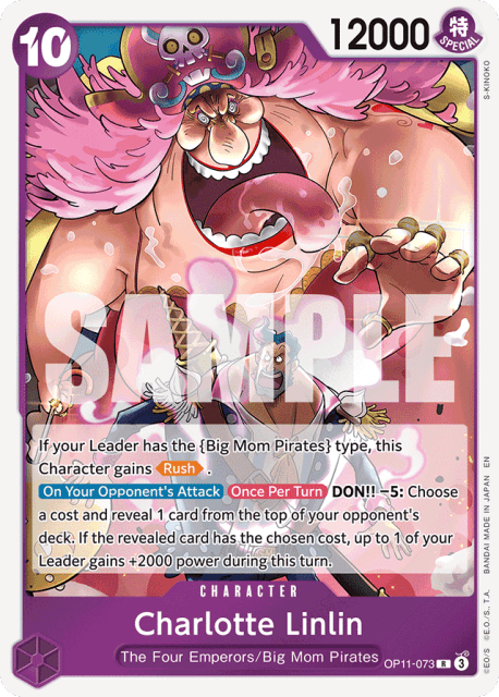 Charlotte Linlin (Foil) (73) — A Fist Of Divine Speed