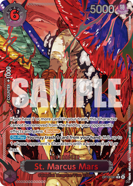 St. Marcus Mars (Red Alt Art) (91) — Carrying On His Will