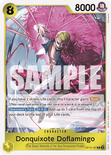Donquixote Doflamingo (Foil) (107) — Legacy of the Master
