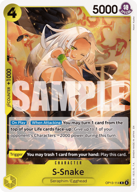 S-Snake (Foil) (114) — Carrying On His Will