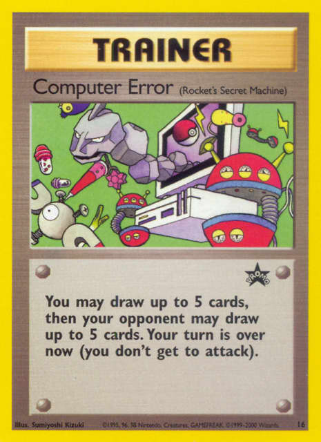 Computer Error (16) — Wizards Black Star Promos