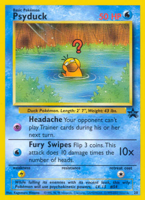 Psyduck (20) — Wizards Black Star Promos