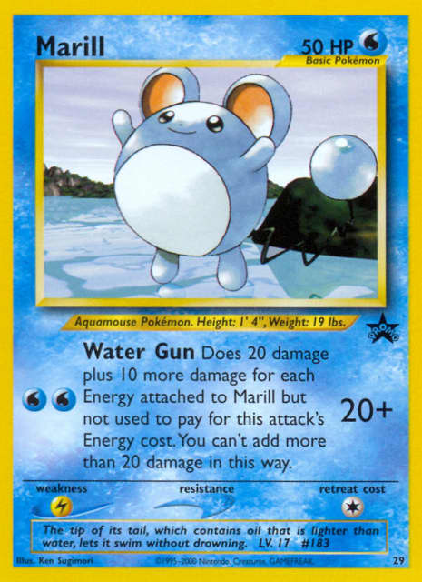 Marill (29) — Wizards Black Star Promos