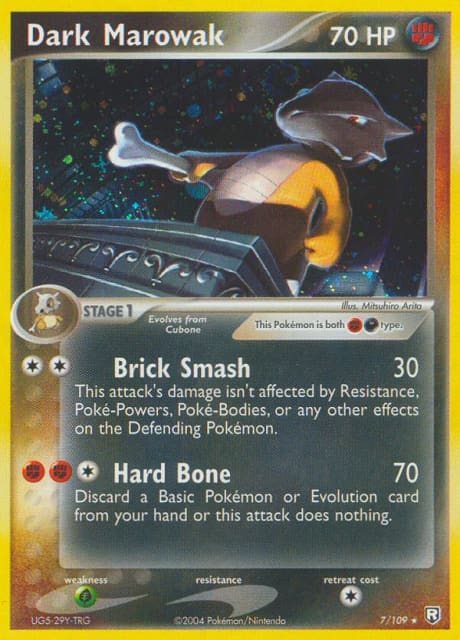 Dark Marowak (Holofoil) (7) — Team Rocket Returns