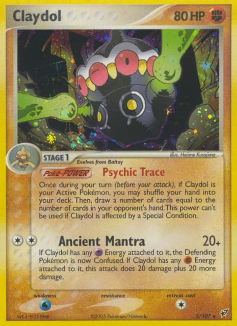 Claydol (Reverse Holofoil) (5) — Deoxys