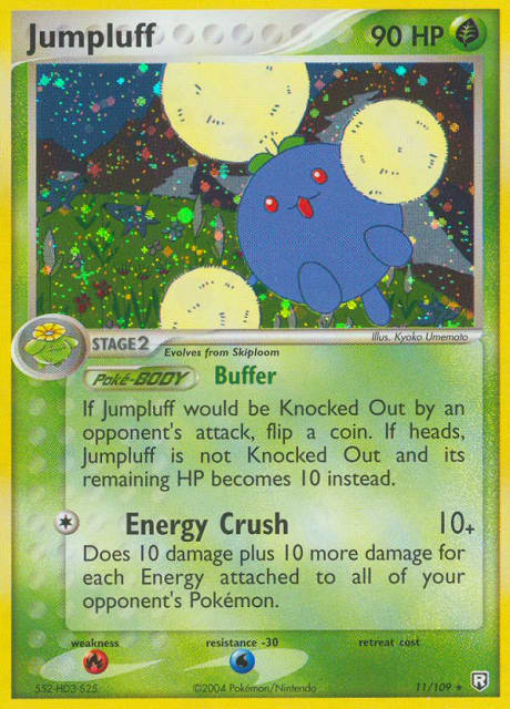 Jumpluff (Reverse Holofoil) (11) — Team Rocket Returns