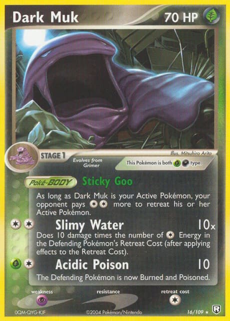 Dark Muk (Reverse Holofoil) (16) — Team Rocket Returns