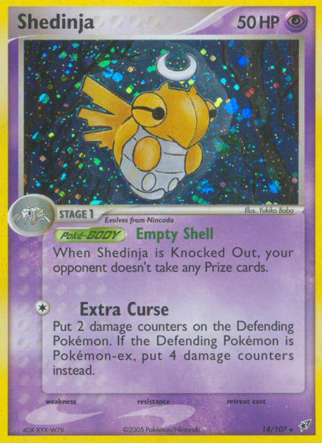 Shedinja (Holofoil) (14) — Deoxys